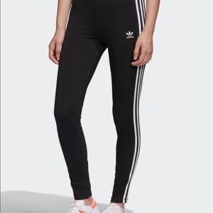 Adidas black leggings size small